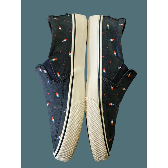 Sperry x Popsicle Striper TG Firecracker Ice Cream Slip On Shoes Mens 9 - Picture 3 of 10